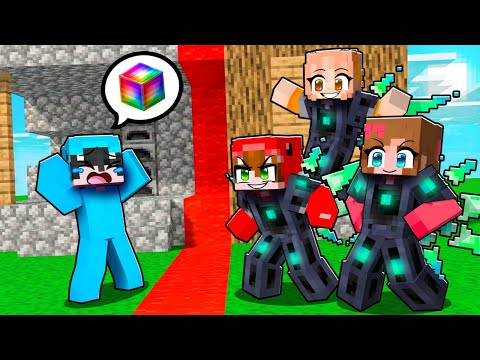 My friend divided the village because of greed in Minecraft..