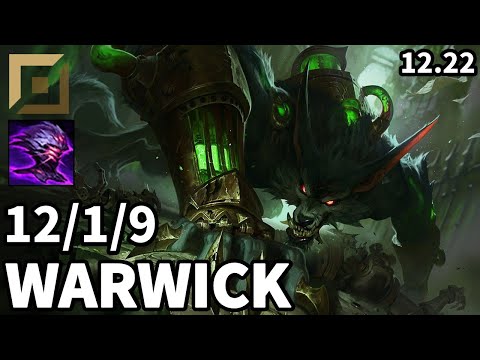 Warwick Top vs Jayce - EUW Master | Patch 12.22