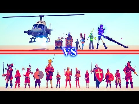 8 NEW HIDDEN UNITS Team vs MELEE Team - Totally Accurate Battle Simulator TABS