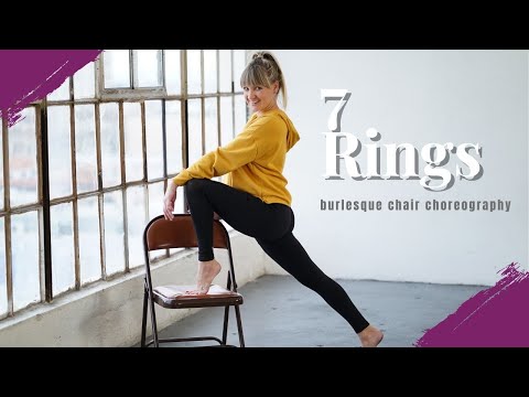Chair Dance Choreography | 7 Rings Burlesque Dance 💎