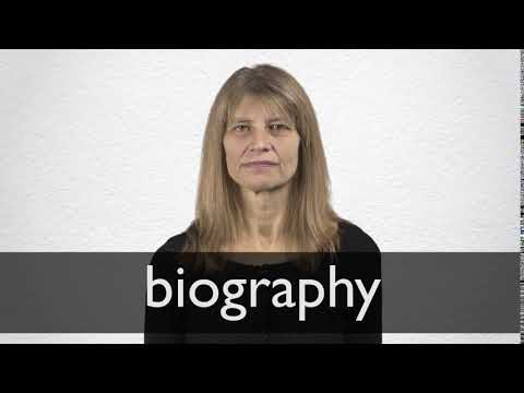 a biography means Youtube video