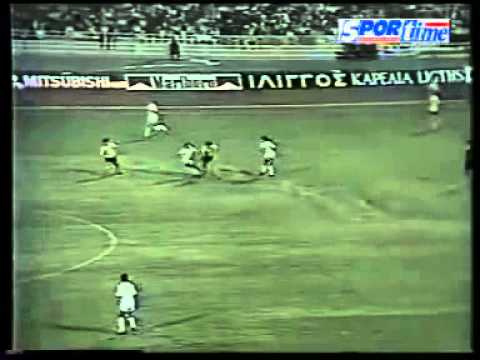 AEK 1 - 0 REAL 1985-1986 UEFA CUP