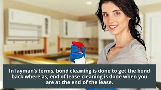 Is Bond Cleaning Same As End Of Lease Cleaning?