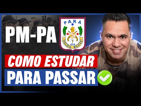Aprenda a estudar de forma inteligente para o Concurso PM PARÁ 2023