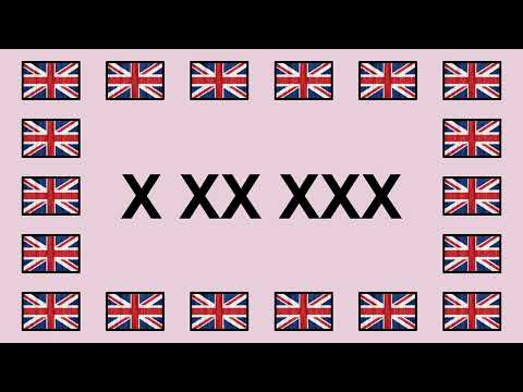 Pronounce X XX XXX in English 🇬🇧