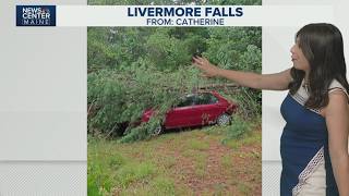 Powerful storms cause damage, power outages Thursday