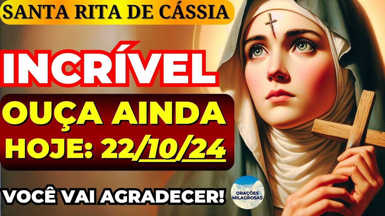 🙌SANTA RITA DE CASSIA🙏OUÇA AGORA E TENHA SEU MILAGRE IMPOSSÍVEL ATENDIDO🙌TODOS QUE FAZEM CONSEGUEM❗