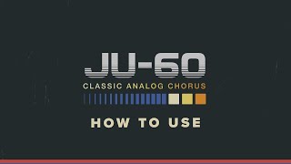 New JU-60 Chorus VST Demo!