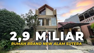 Rp 2.9M | Rumah Brand New Alam Sutera Flamboyan