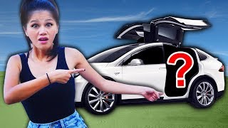 EXPLORING TESLA with SPY GADGETS For Hidden HACKER EVIDENCE and FOUND MISSING iPHONE