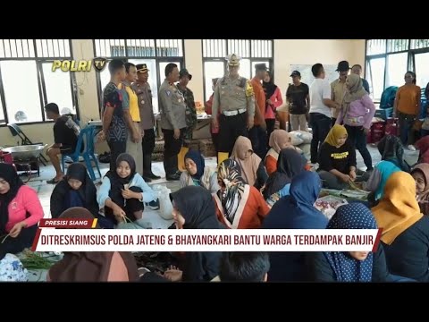 DITRESKRIMSUS POLDA JATENG BERSAMA BHAYANGKARI MENGGELAR BAKTI SOSIAL