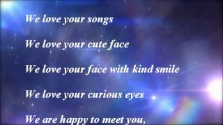 Dear Brian Joo【Birthday greetings from Japan】Jan.10, 2012