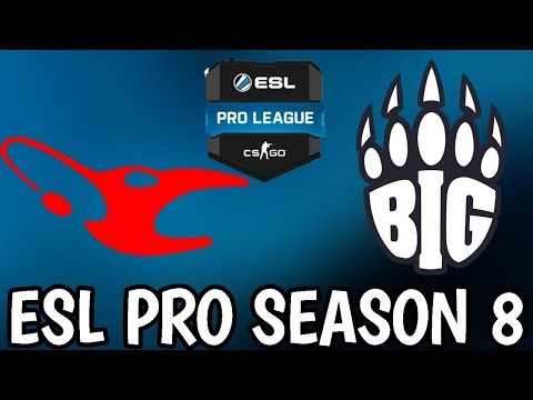 Mousesports vs BIG ESL Pro League Season 8 Highlights CSGO - Dust2