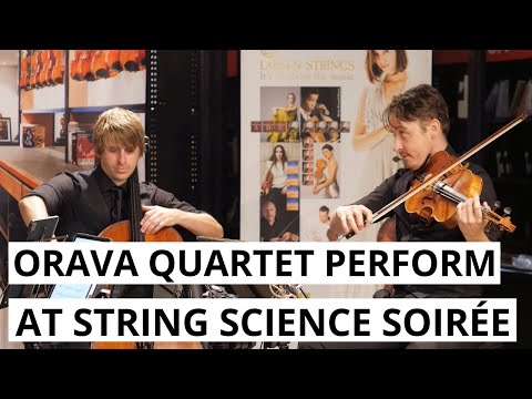Orava Quartet Perform Borodin’s String Quartet No. 2 III. Notturno at Our String Science Soirée