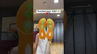 Traction test for the Anta Kai 1! 🍀 #basketball #basketballshoes #wayofwade #kyrieirving