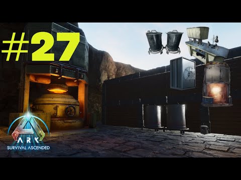 Fazendo a forja industrial, cofres, panela industrial e bancada química - Ark asa Vanilla + #27