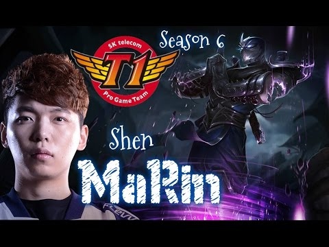 SKT T1 MaRin SHEN Top vs Jax - Patch 5.23 KR | League of Legends