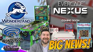 TMNT Wonderland Amusements Pinball at Wondercon & What Is Evercade Nexus?