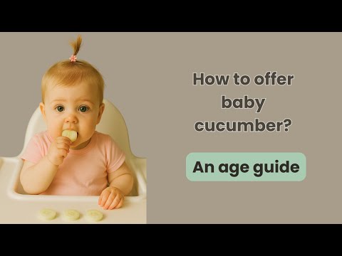 Cucumber for Babies 🥒 | Age Guide (6–12 months+)