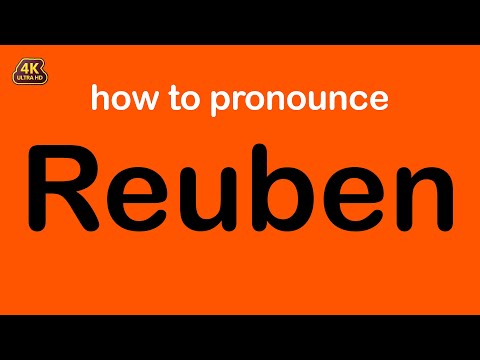how to pronounce Reuben correctly