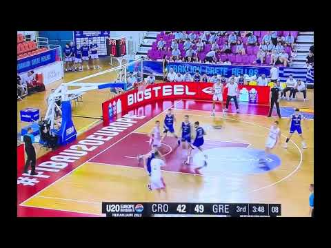 Zvonimir Ivisic 7'2 Center Croatia 🇭🇷 2003 Born #fibau20europe Highlights