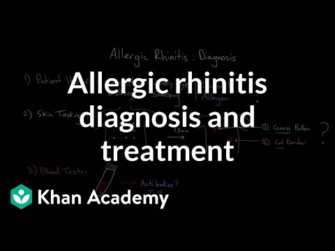 Allergic rhinitis diagnosis and treatment | Respiratory system diseases | NCLEX-RN | Khan Academy