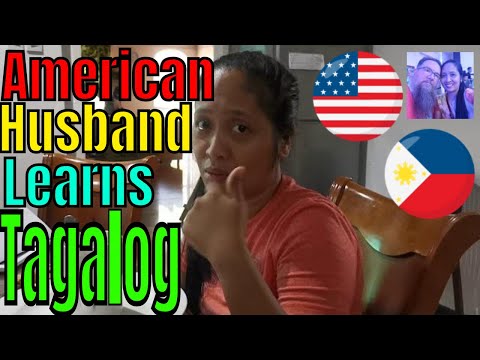 American Husband Learns Tagalog | Taught Him My Language in 1 Day | Easy Filipino For Beginners