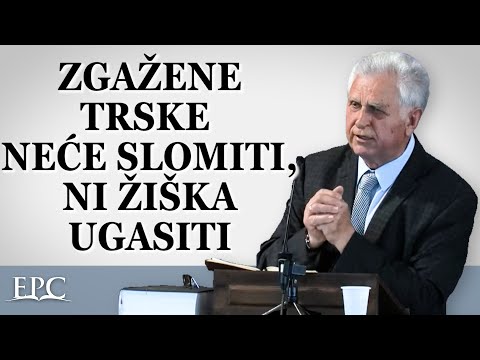 10.4.2022 | Nedjelja | Zgažene trske neće slomiti, ni žiška ugasiti - Zvonko Kovačević