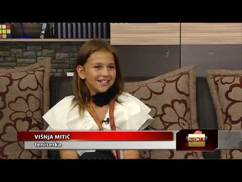 Višnja Mitić, mlada nada srpskog tenisa (Srbija online TVKCN 12-09-2023)