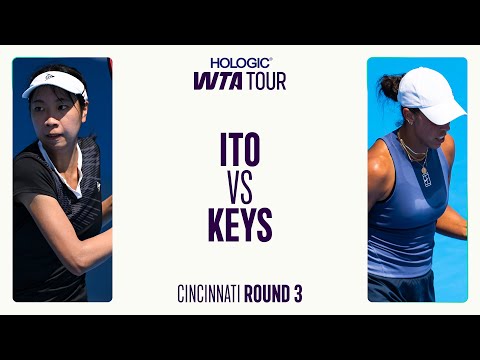 Aoi Ito vs. Madison Keys | 2025 Cincinnati Round 3 | WTA Match Highlights