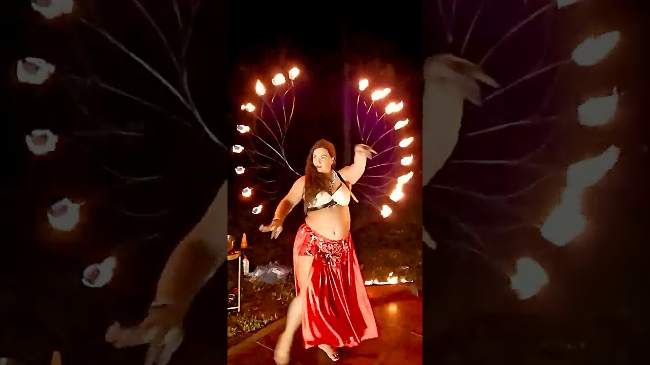 Promotional video thumbnail 2 for Fire Bellydancer Lorenda