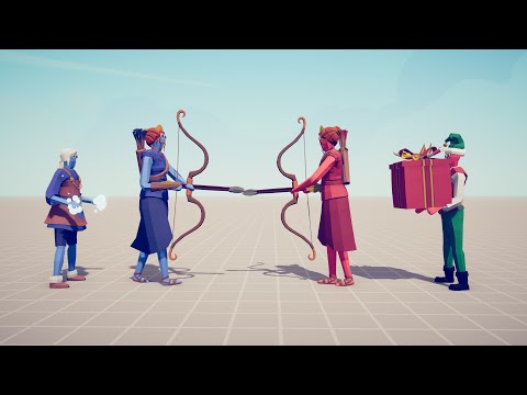 ELF & EVERY UNIT vs ICE MAGE & EVERY UNIT - Totally Accurate Battle Simulator TABS