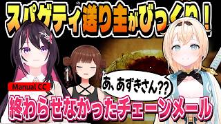 あずきち「チェーンメール終わらせる人間」終わらせられなかった【ときのそら/AZKi/風真いろは/ホロライブ/切り抜き/clip】