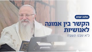הקשר בין אמונה לאנושיות | הרב שמואל אליהו | הלכה יומית | כ״א שבט תשפ״ו (הרב שמואל אליהו) - התמונה מוצגת ישירות מתוך אתר האינטרנט יוטיוב. זכויות היוצרים בתמונה שייכות ליוצרה. קישור קרדיט למקור התוכן נמצא בתוך דף הסרטון