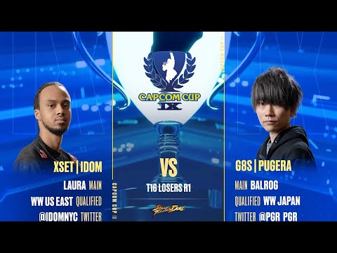 CAPCOM CUP IX SFV -  XSET | IDOM(LAURA) VS G8S | PUGERA(BALROG) - Top 16