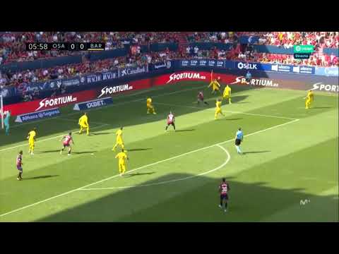 CLIP Golazo de Roberto Torres en el Osasuna 2 FC Barcelona 2  | Audio: Jose Sanchis