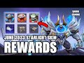 June 2023 Starlight Skin Rewards Mobile Legends