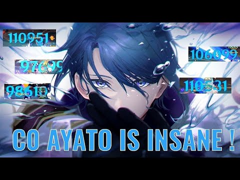 C0 Main DPS Ayato shredding lvl90 Raiden Boss in SECONDS ! 100K+ Slashes showcase.