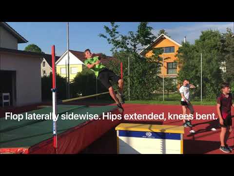 High Jump Made Simple, The Right Rotation – Exercise No. 11: Flop sidewise from the Box with a Step