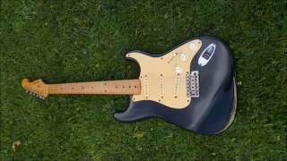 Video thumbnail for 1982 Fernandes revival strat RST 80. 1954 MODEL by Seamus O Brien