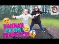 AUF DEM SPIELPLATZ Im Wald Trampolin Springen Seilbahn Fahren Hannah Spezial