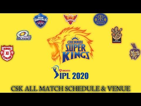 IPL 2020 CSK All Match Schedule | IPL 2020 CSK Upcoming matches