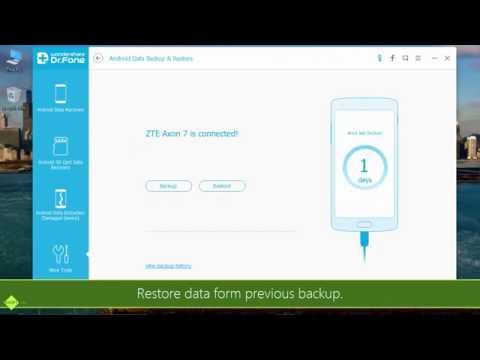 Backup and Restore ZTE Axon 7 with One-click