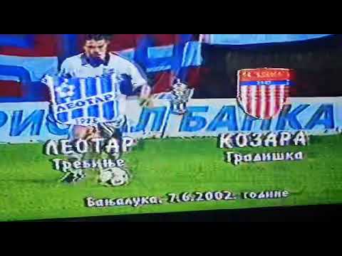 Finale kupa RS 2001/2002 Leotar-Kozara 2:0 (gol,Aleksandar Hajder)