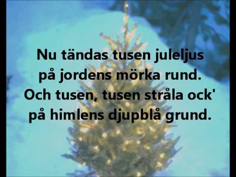 Nu tändas tusen juleljus