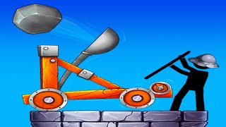 stickman the catapult 2 - android gameplay