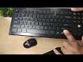 Hp slim wireless keyboard and mouse manual