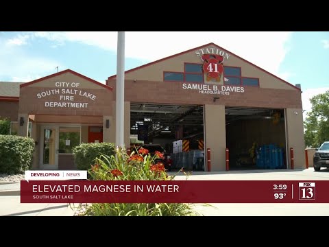 South Salt Lake reports high manganese levels in drinking water