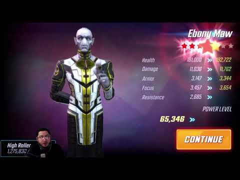 Ebony Maw Legendary Event 6 Star Rank Up!!