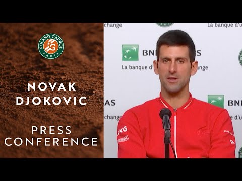 Novak Djokovic - Press Conference after Final | Roland-Garros 2020